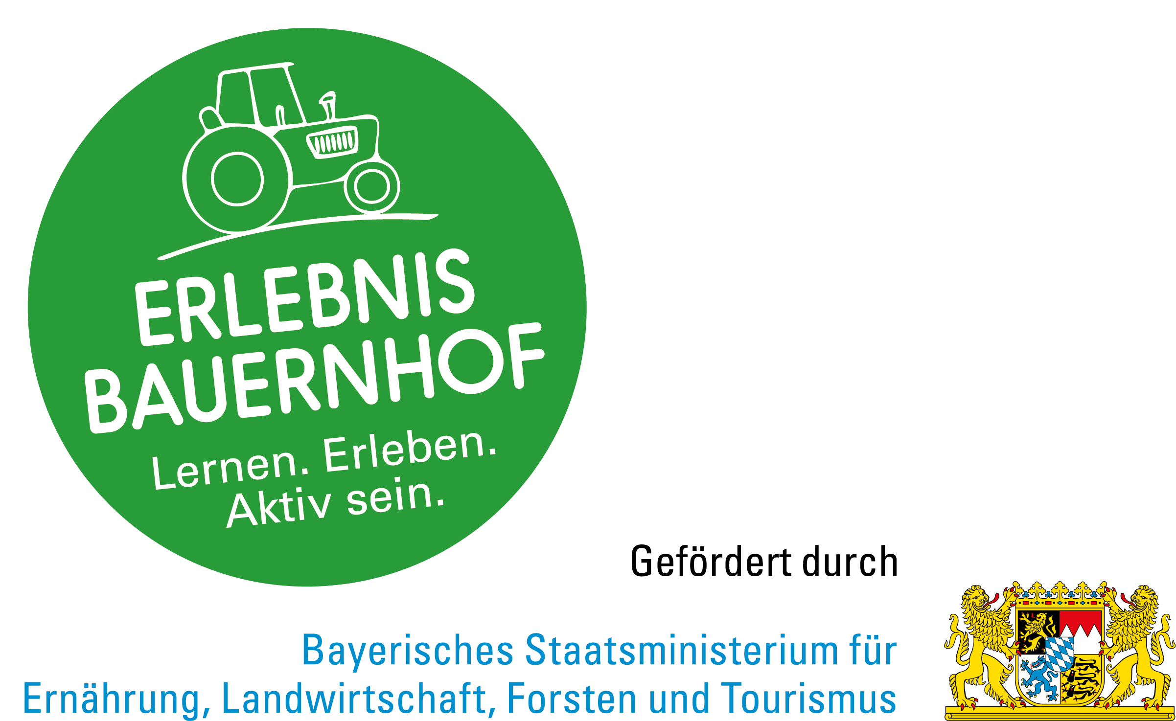 rundes grünes Logo des Landwirtschaftsministeriums